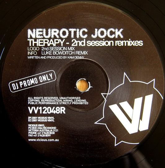 Neurotic Jock - Therapy - 2nd Session Remixes (12")