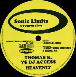 Thomas K. Vs DJ Access - Heavenly (12")