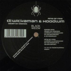 Wickaman & Hoodlum - Death By Stereo / Ring Of Fire (12")