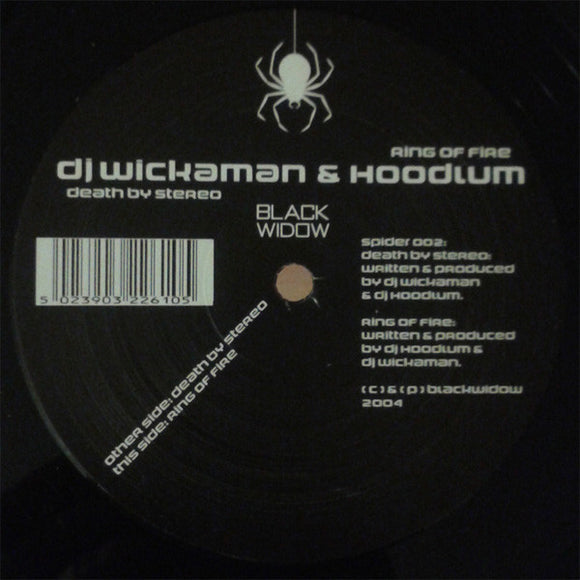 Wickaman & Hoodlum - Death By Stereo / Ring Of Fire (12