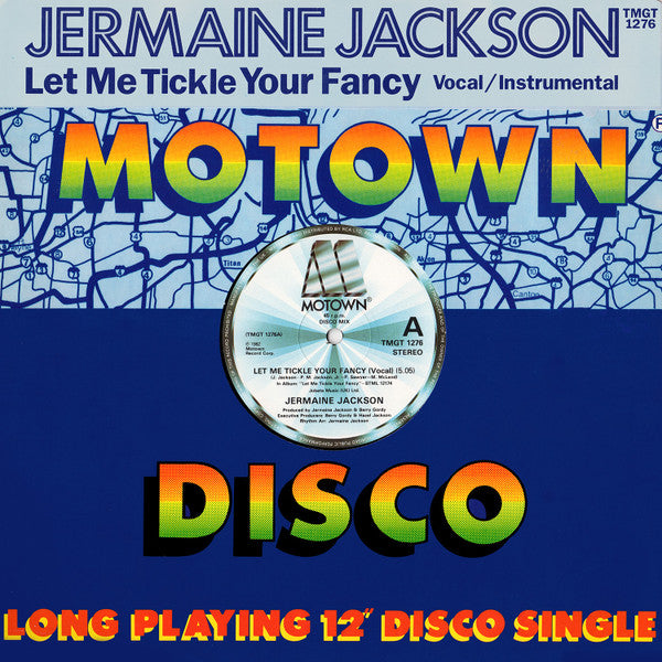 Jermaine Jackson - Let Me Tickle Your Fancy (12", Single)