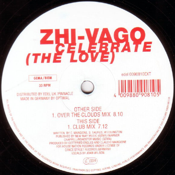 Zhi-Vago - Celebrate (The Love) (12