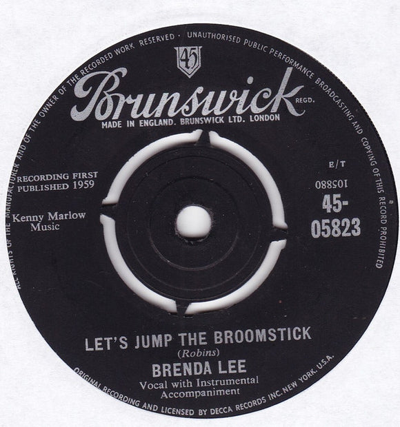 Brenda Lee - Let's Jump The Broomstick / Rock-A-Bye Baby Blues (7