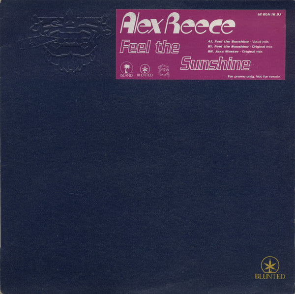 Alex Reece - Feel The Sunshine (12", Promo)