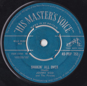 Johnny Kidd And The Pirates* - Shakin' All Over (7", Single)