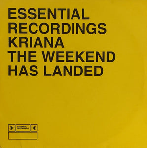 Kriana - The Weekend Has Landed (12", Promo)