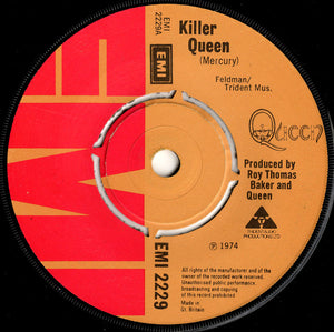 Queen - Killer Queen / Flick Of The Wrist (7", Single)