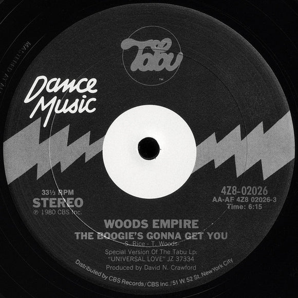 Woods Empire - The Boogie's Gonna Get You (12