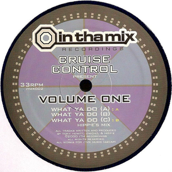 Onionz & Tony - Cruise Control Volume One (12