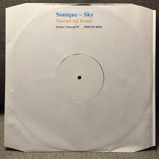 Sonique - Sky (Sharam Jey Mixes) (12", Promo, W/Lbl)