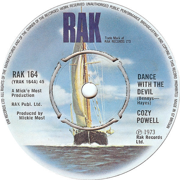 Cozy Powell - Dance With The Devil (7", Single)