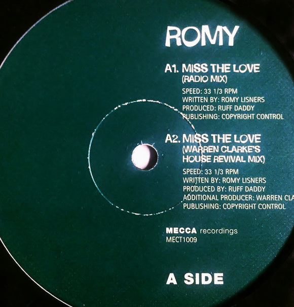Romy* - Miss The Love (12