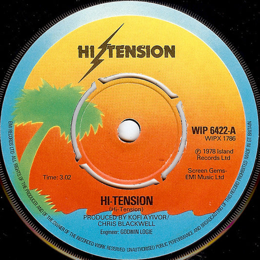 Hi-Tension - Hi-Tension (7", Single)