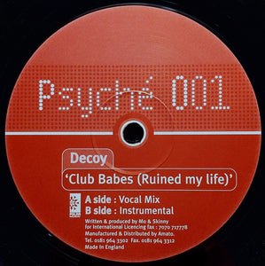 Decoy (5) - Club Babes (Ruined My Life) (12")