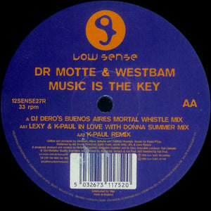 Dr. Motte & WestBam - Music Is The Key (12")