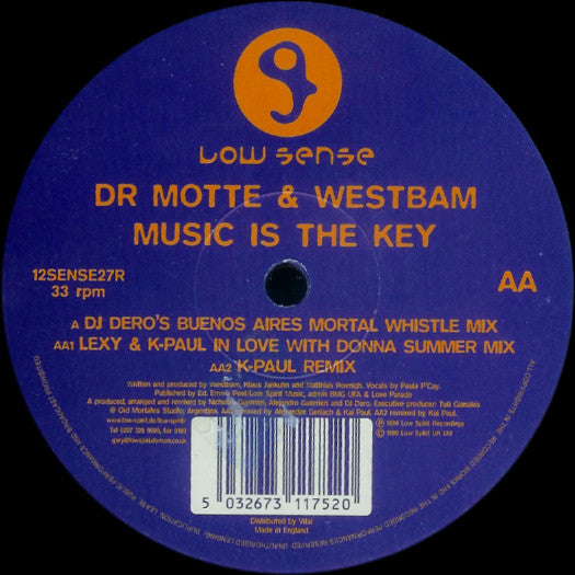 Dr. Motte & WestBam - Music Is The Key (12