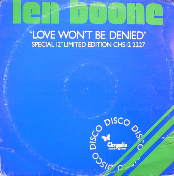 Len Boone - Love Won't Be Denied (12