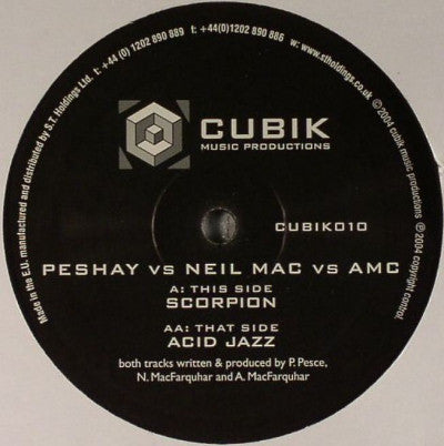 Peshay Vs Neil Mac Vs AMC (3) - Scorpion / Acid Jazz (12
