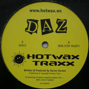 Daz - Hertz / Non-Stop Munty (12")