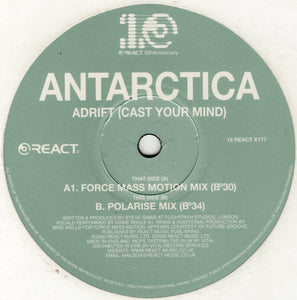 Antarctica* - Adrift (Cast Your Mind) (12")