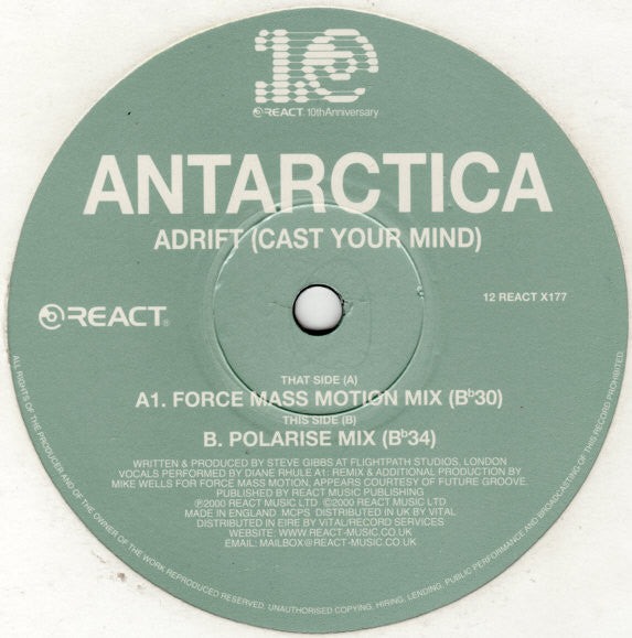 Antarctica* - Adrift (Cast Your Mind) (12
