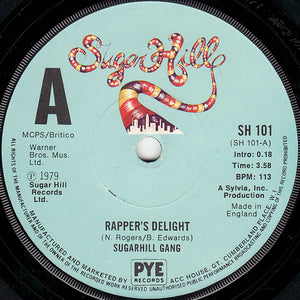 Sugarhill Gang - Rapper's Delight (7", Single, Sol)