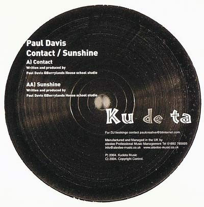 Paul Davis - Contact / Sunshine (12