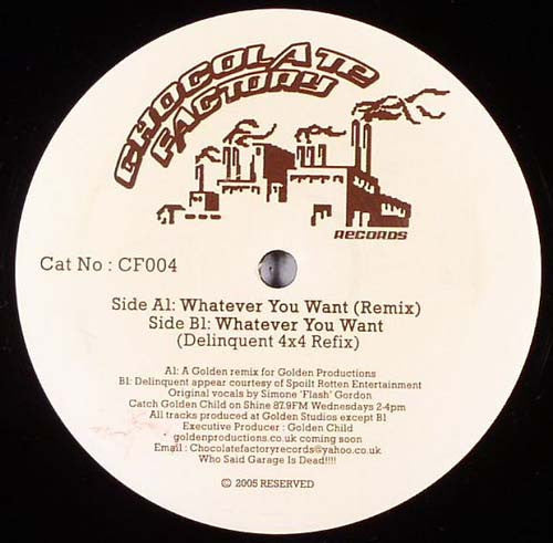 Golden Child (3) - Whatever You Want (12")