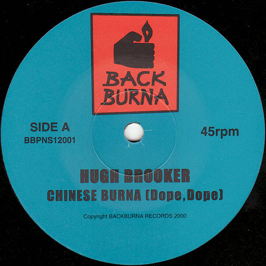 Hugh Brooker - Chinese Burna (Dope, Dope) / U Can't Stop (The Groove) (12")