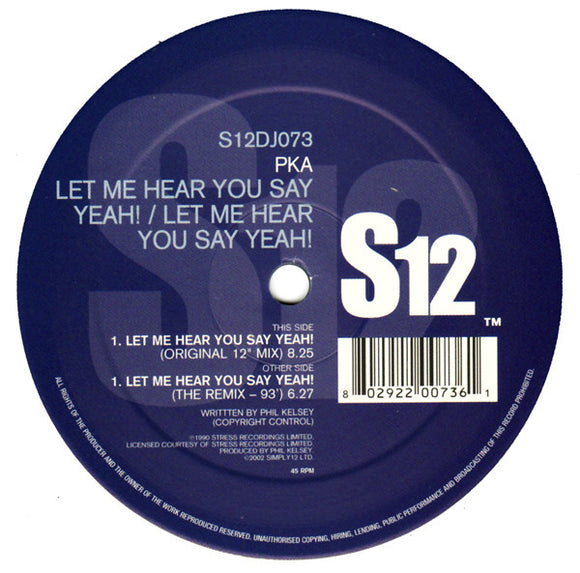 PKA - Let Me Hear You Say Yeah! (12