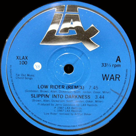 War - Low Rider (Remix) (12