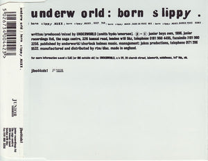 Underworld - Born Slippy .NUXX (CD, Single, CD1)
