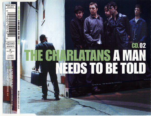 The Charlatans - A Man Needs To Be Told (CD, Single, CD2)