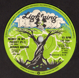 Dennis Brown - Money In My Pocket (7", Single)
