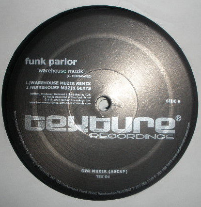 The Funk Parlor - Warehouse Muzik (CZR Remix) (12