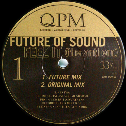 Future Of Sound - Feel It (The Anthem) (12")