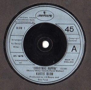 Kurtis Blow - Christmas Rappin' (7", Single)