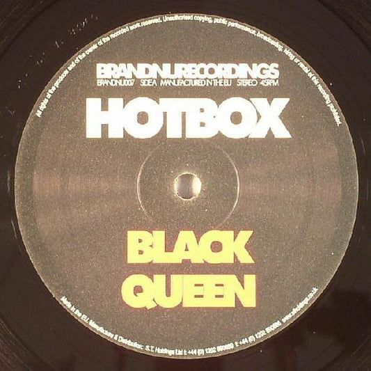Hotbox (3) / Commix - Black Queen / Five Reasons (Syncopix Rmx) (12")