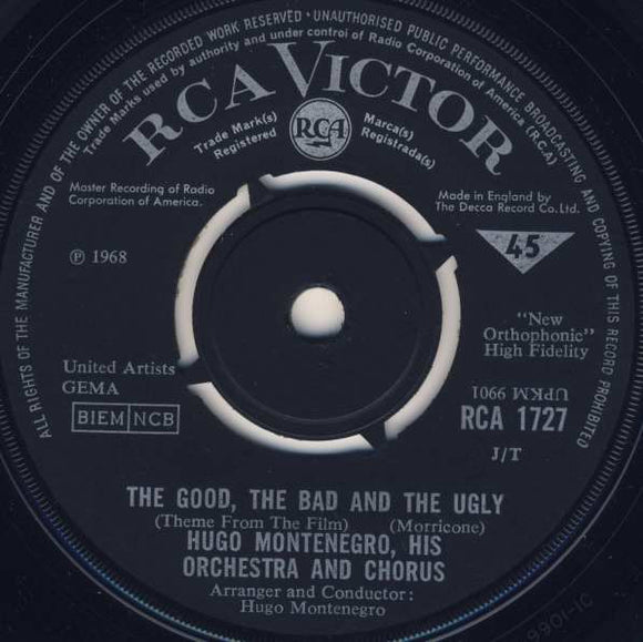 Hugo Montenegro, His Orchestra And Chorus - The Good, The Bad And The Ugly (7