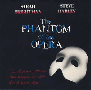 Sarah Brightman, Steve Harley - The Phantom Of The Opera (7", Single, Red)