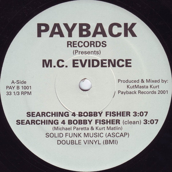 M.C. Evidence* - Searching 4 Bobby Fisher (12