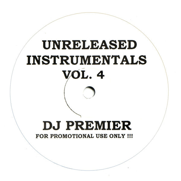 DJ Premier - Unreleased Instrumentals Vol. 4 (LP, Unofficial)