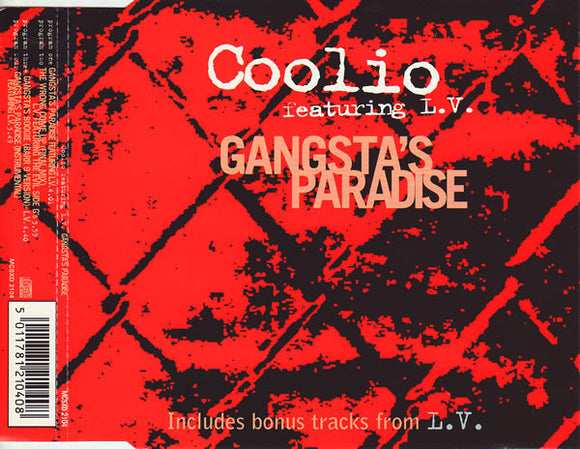 Coolio Featuring L.V.* - Gangsta's Paradise (CD, Single)