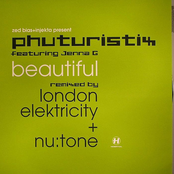 Zed Bias + Injekta* Present Phuturistix Featuring Jenna G* - Beautiful (Remixed By London Elektricity + Nu:Tone) (12