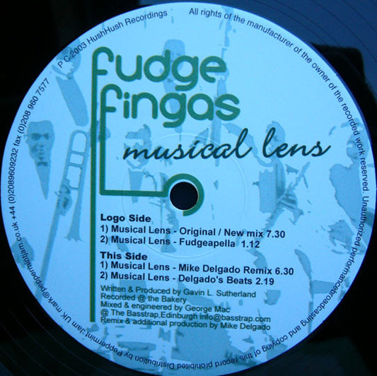 Fudge Fingas - Musical Lens (12")