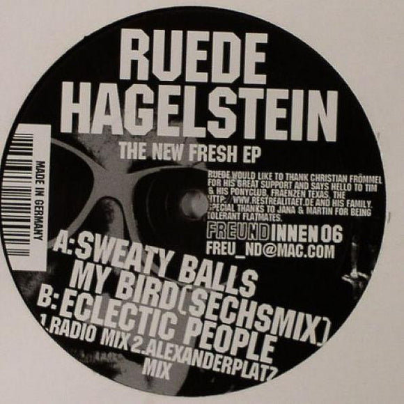 Ruede Hagelstein - The New Fresh EP (12