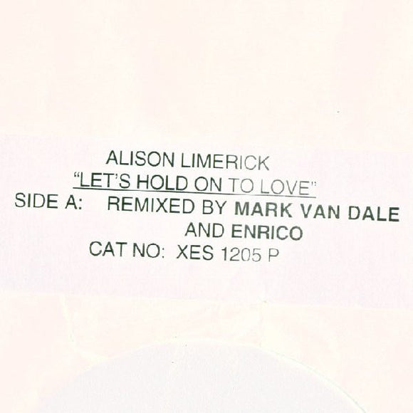 Alison Limerick - Let's Hold On To Love (12