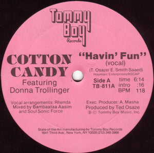 Cotton Candy Featuring Donna Trollinger - Havin' Fun (12")