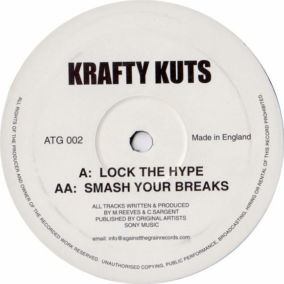 Krafty Kuts - Lock The Hype / Smash Your Breaks (12