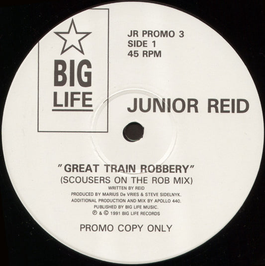 Junior Reid - Great Train Robbery (12", Promo)